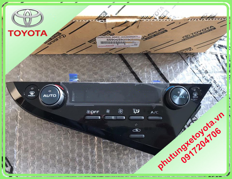 Bộ điều khiển điều hòa Toyota Camry 2020