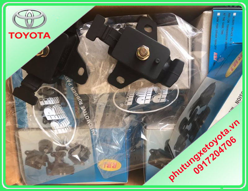 Cao su chân máy Toyota Fortuner