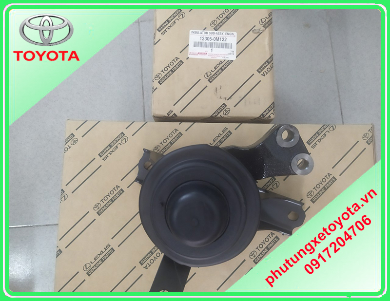 Cao su chân máy Toyota Vios