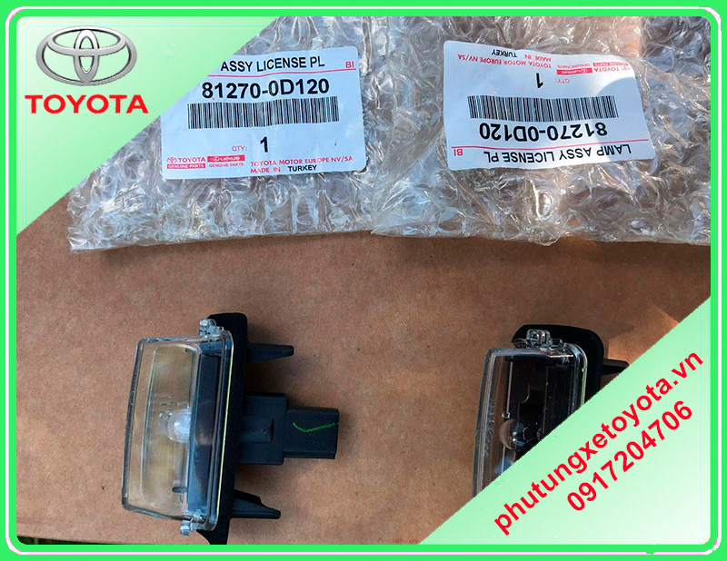 Đèn soi biển số Toyota Vios