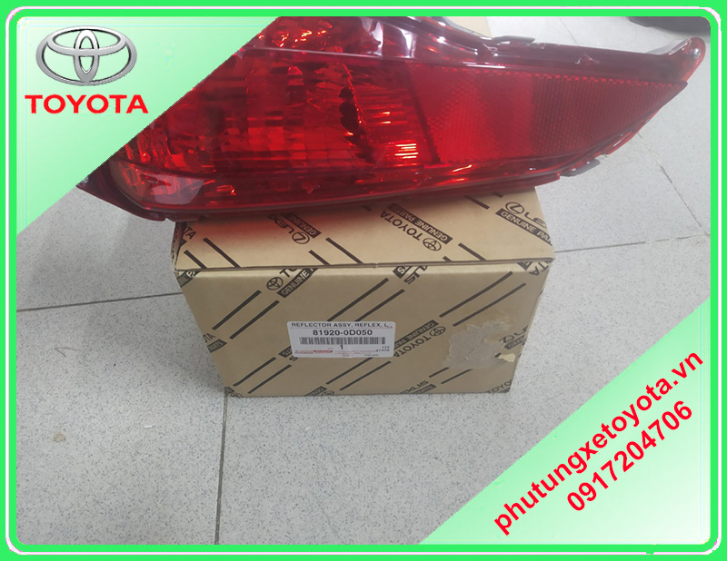 Đèn phản quang cản sau Toyota Vios 2017