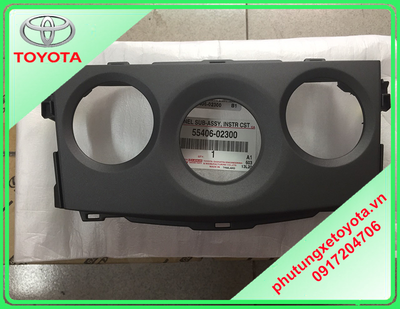 Ốp bộ điều khiển điều hòa Toyota Altis 